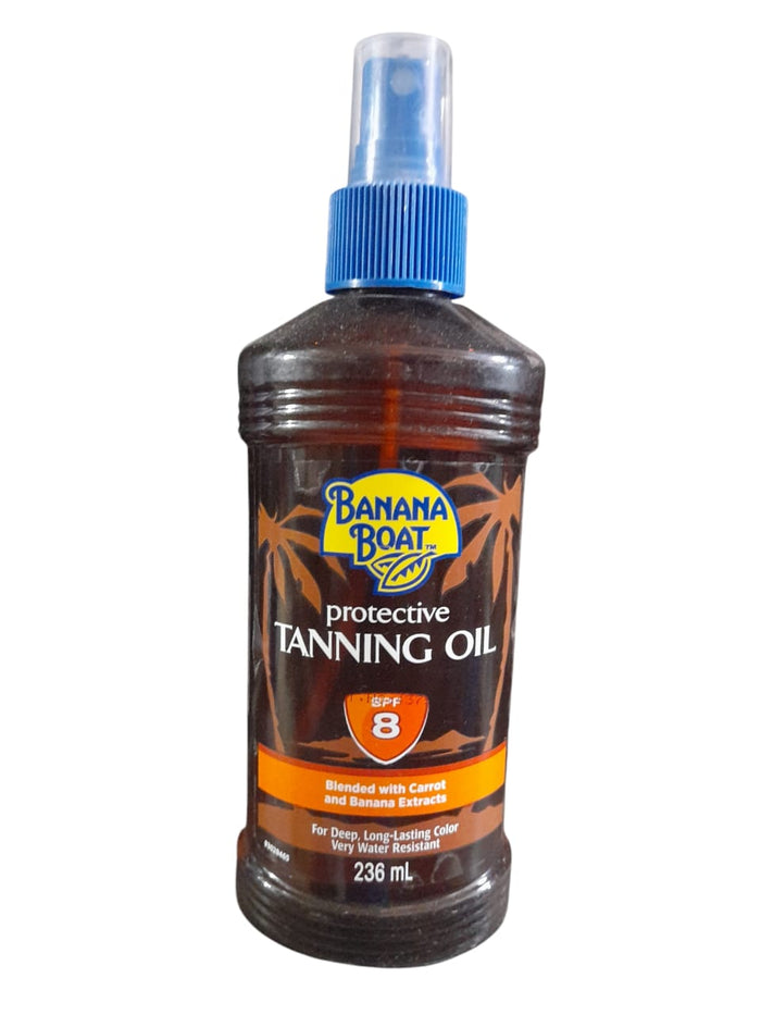 بانانا بوت تانينج اويل 236مل حمايه 8 سبراي - Banana Boat Tanning Oil SPF 8 (236ml) - Spray