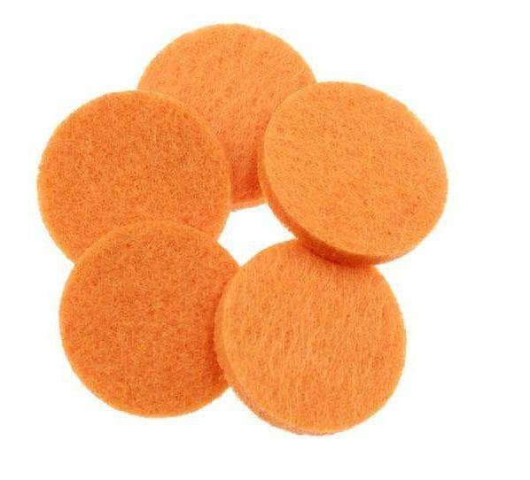 25mm Orange Round Replacement Pads (Pack of 10) at Your Oil Tools