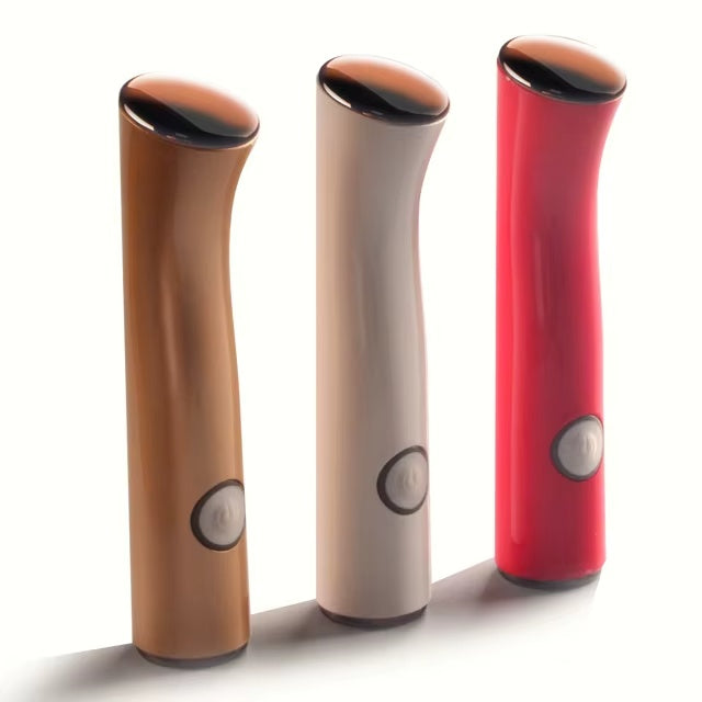 Facial massager roller cooling anti-wrinkle in use