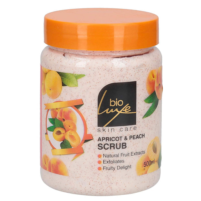 بايو لوكس سكرب 500 مل مشمش وخوخ - Bioluxe Exfoliating Scrub (500ml) - Apricot & Peach