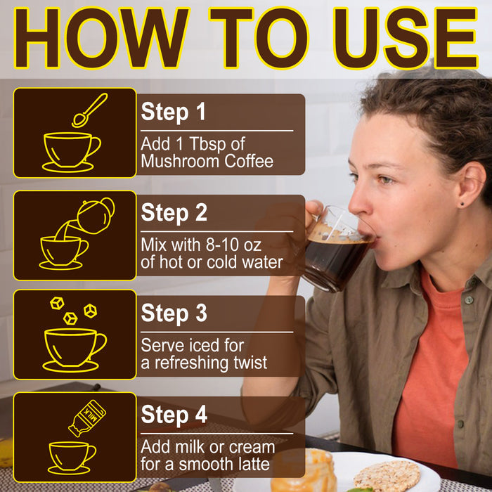 acentiallabs MUSHROOM COFFEE ,ENERGY·RECOVERY ·STRESS RELIEF,10 Superfood Mushrooms,Granules