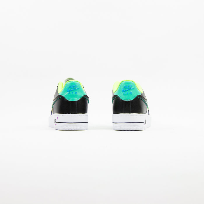 Air Force 1 LV8 GS (White/Black/Laser Blue/Volt)