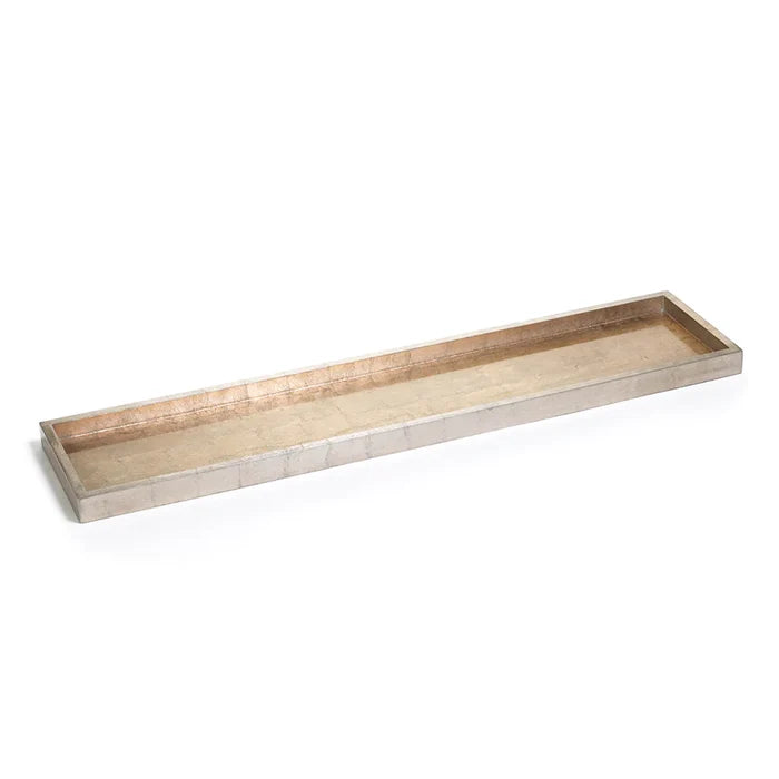 Antique Gold Oblong Serving Tray