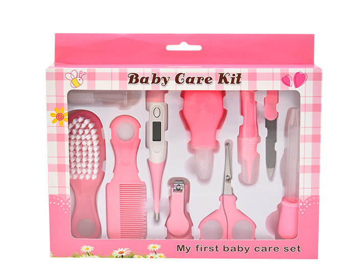 Pink 10-piece set (thermometer)