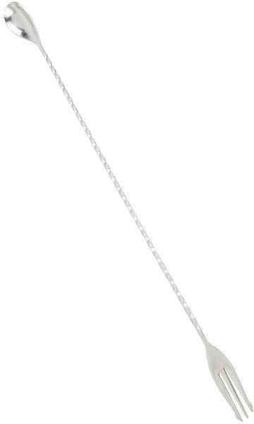 Barfly - 15.75" Stainless Steel Bar Spoon with Fork End - M37016