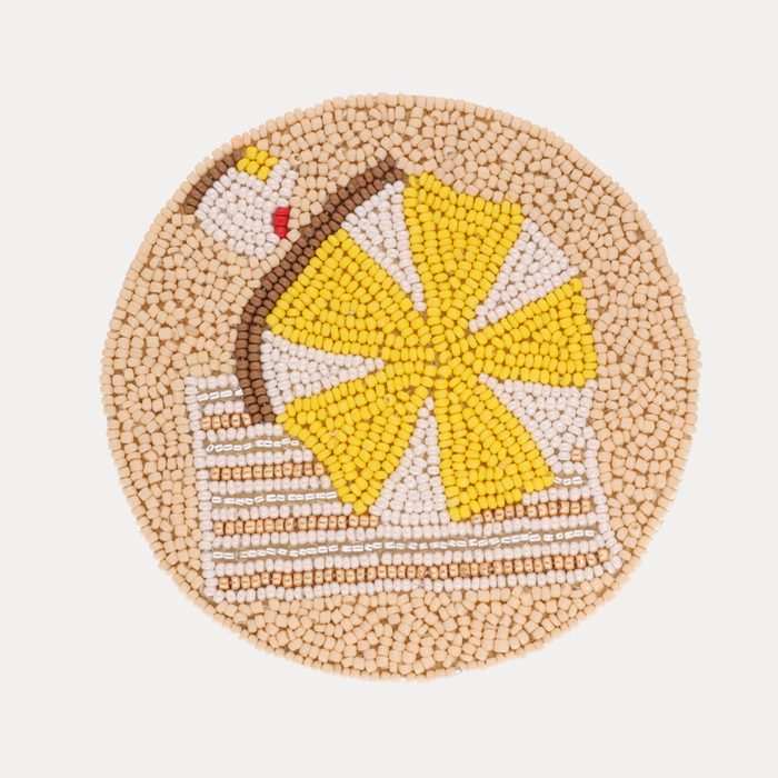 a round object with a design on it