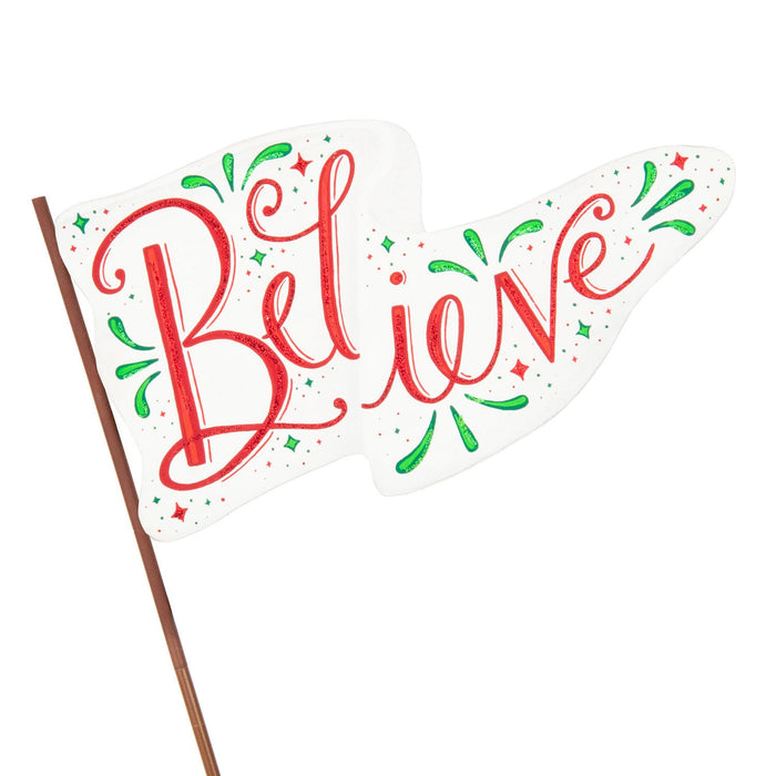 Believe Flag Stake