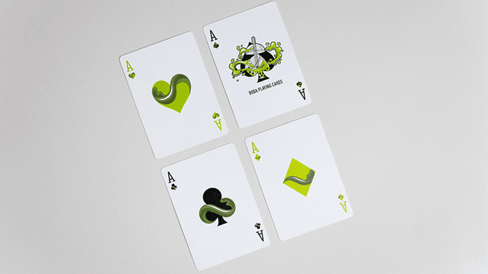 PlayingCardDecks.com-Boba Matcha Playing Cards USPCC