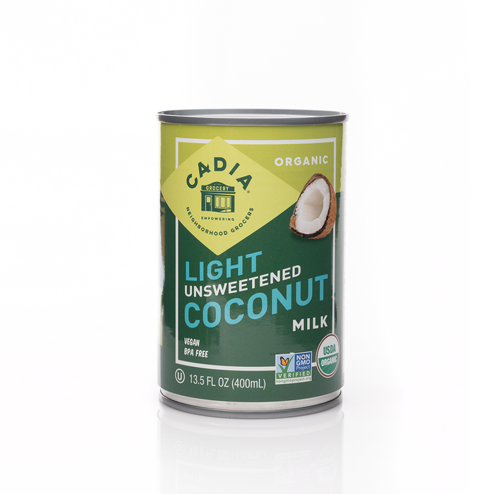 Cadia Organic Light Coconut Milk Unsweetened 400ml