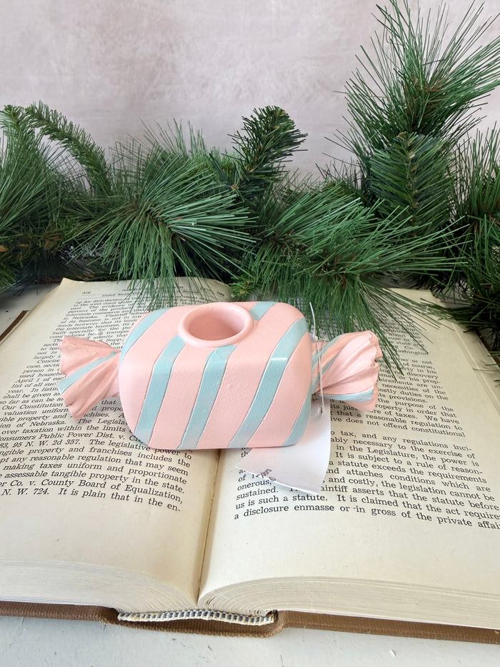 Candy Taper Candleholder - 3 Colors