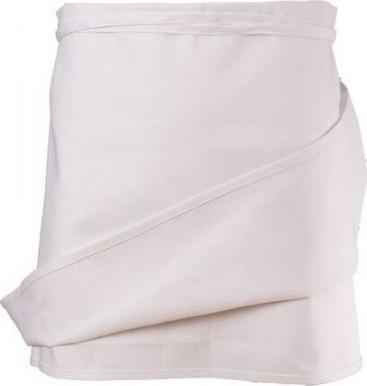 Chef Revival - Poly-Cotton White 4-Way No Pocket Waist Apron - 603FW