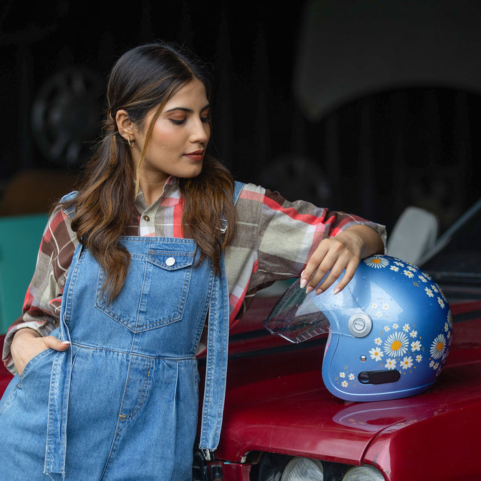 ladies half helmet