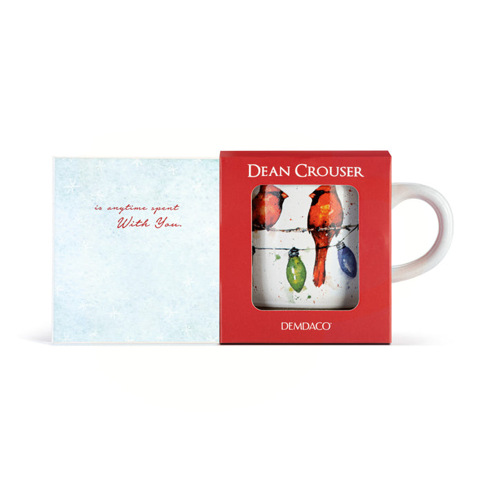DC Cardinals on Lightstring Mug & Card Set