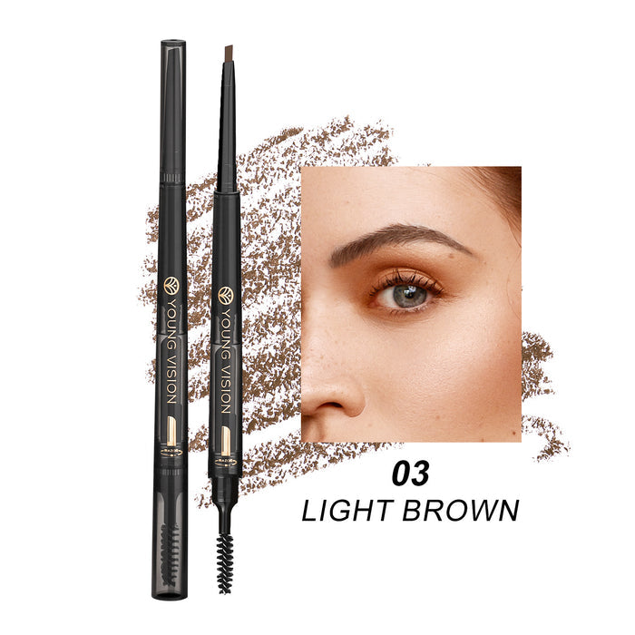 🌿FogSense™ 3-In-1 Waterproof Eyebrow Pencil – Smudge Proof Natural Brow Definer