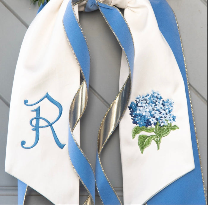 French Blue Velvet Ribbon