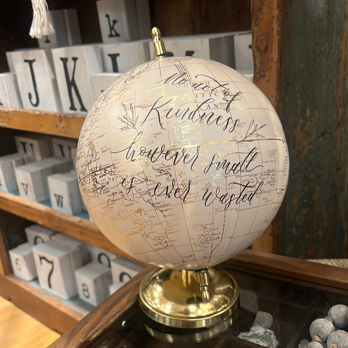Globe - Medium "Act of Kindness"