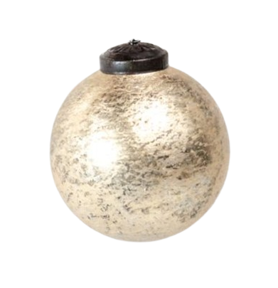 Gold Glass Ornament