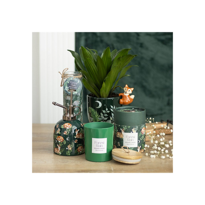 Green Forest Plant Pot with Fox ๐ฌ๐ง