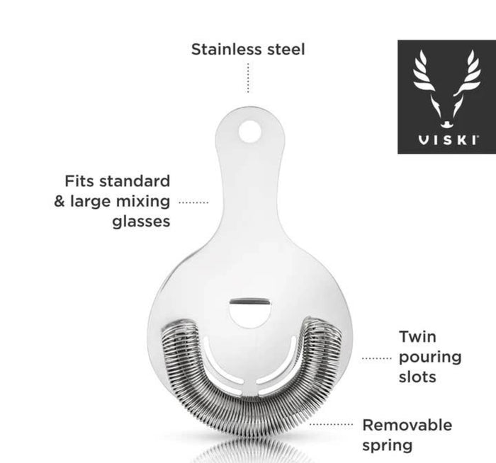 Hawthorne bar strainer by Viski