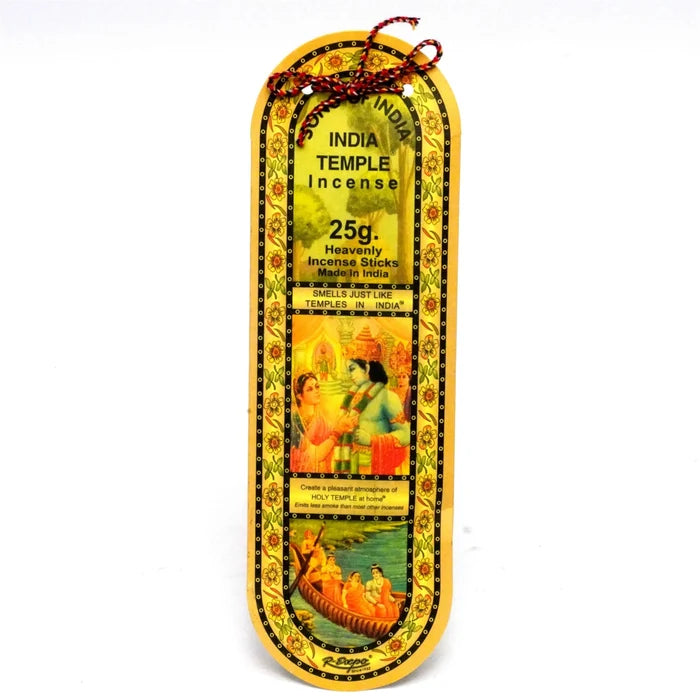 India Temple Incense Sticks 25g