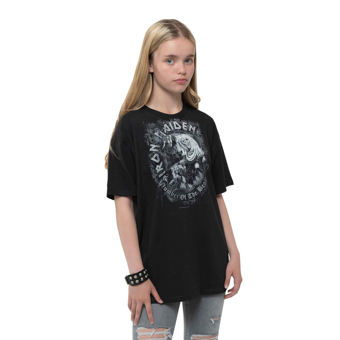 IRON MAIDEN - NUMBER OF THE BEAST - Kids T-Shirt Black