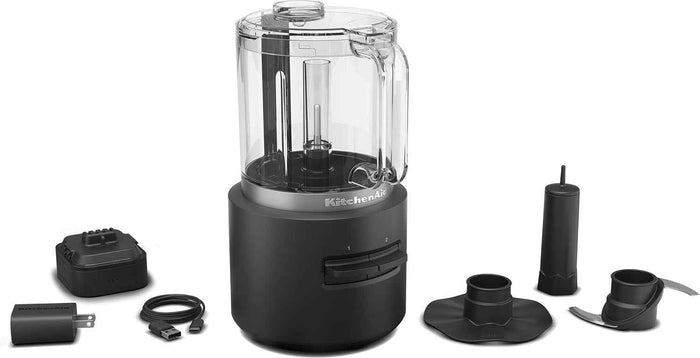 KitchenAid - Black Matte Cordless Food Chopper - Battery Included - KFCR531BM - DISCONTINUED