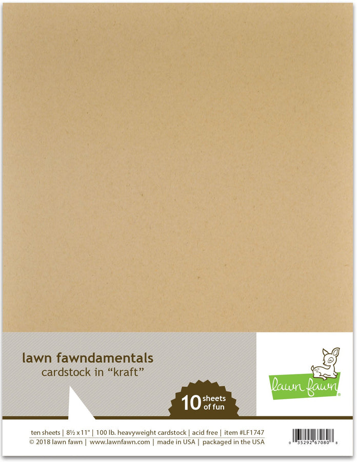kraft cardstock