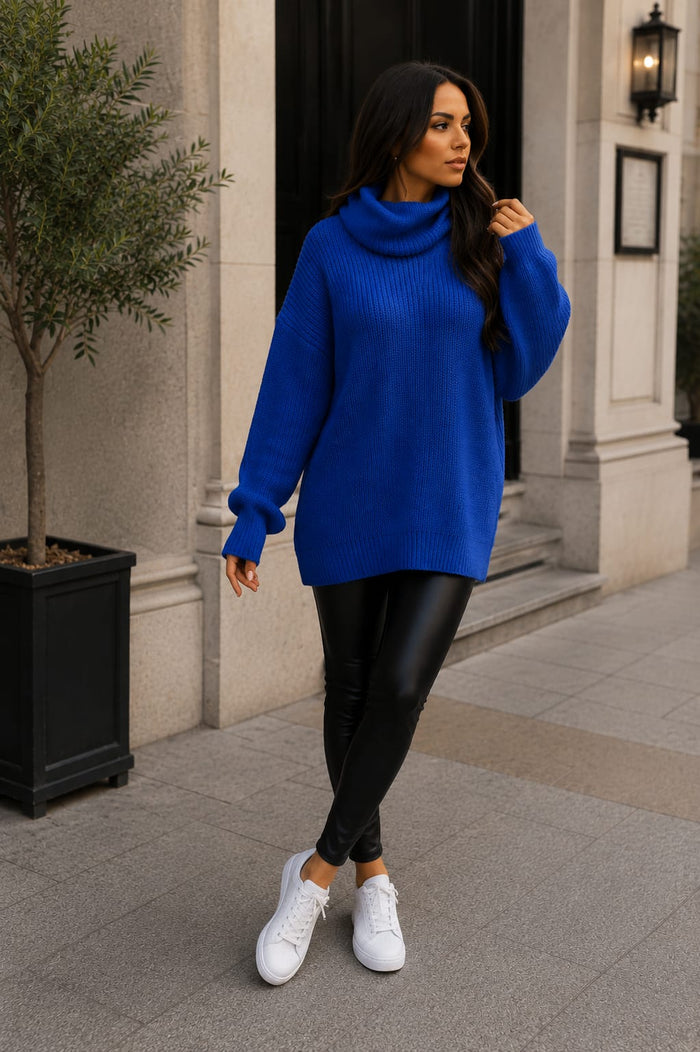 Ladies Polo Knitted Florecent Jumper π¬π§