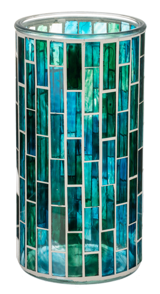 Lg Mosaic Pillar Holder