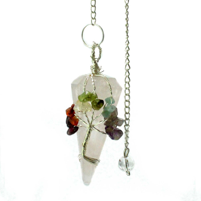 Magic Pendulum - Seven Chakra - Rose Quartz π¬π§