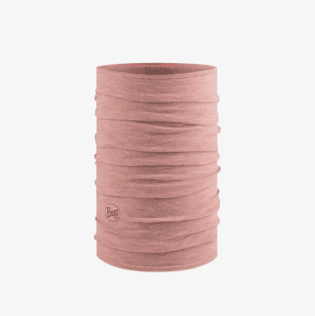 Merino Midweight Neckwear - Melange Rosewood