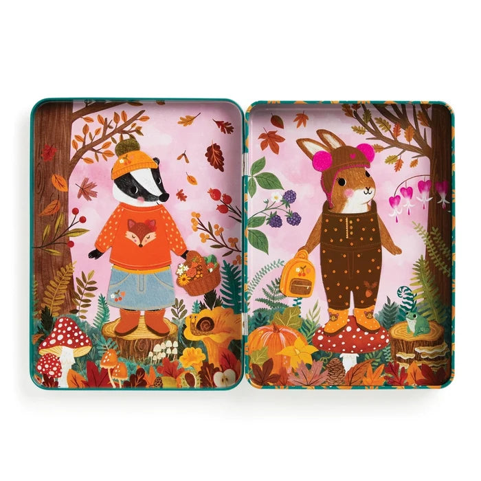Mudpuppy Magnetic Dress-Up Tin: Folklore Forest