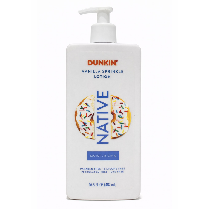 Native Body Lotion - Dunkin' Vanilla Sprinkle