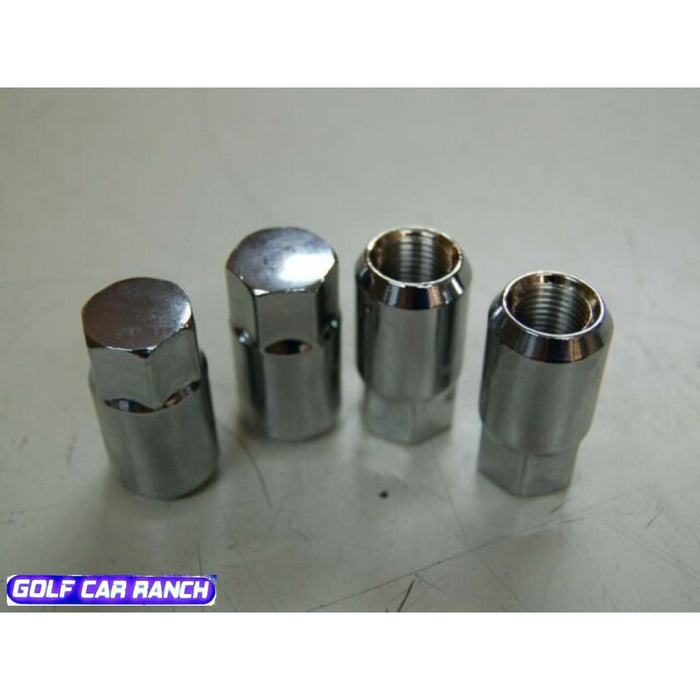 47562951001 CHROME LUG NUT - 17MM HEX X 1/2” CLUB CAR OEM LUG NUT