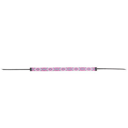 Pink Aztec Beaded Hat Band