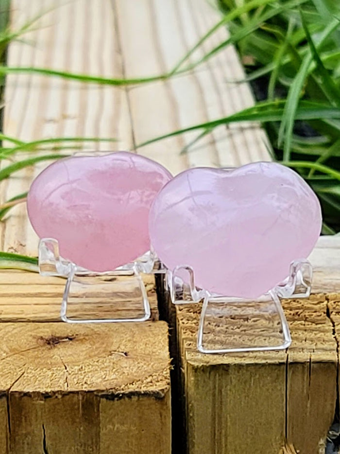 Rose Quartz Crystal Heart