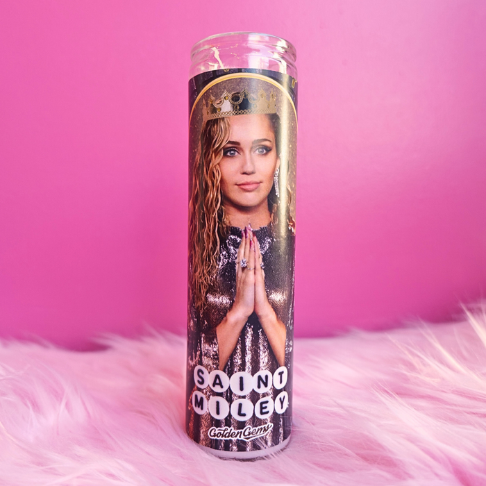 Saint Smiley Prayer Candle