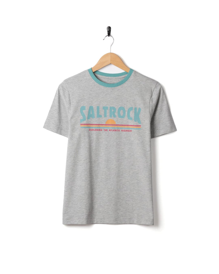 Scape Womens Short Sleeve T-Shirt in Grey