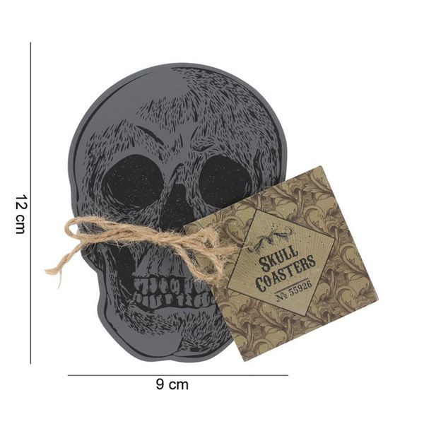 Set of 4 Skull Coasters π¬π§