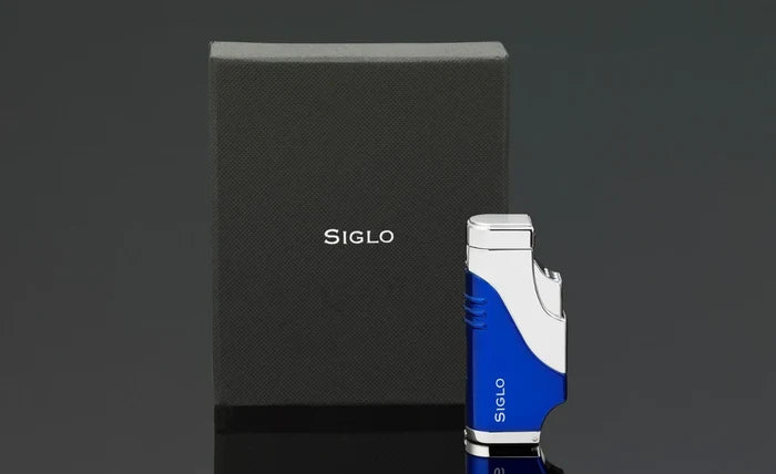 Siglo Blue Triple Torch Lighter - 10010988D