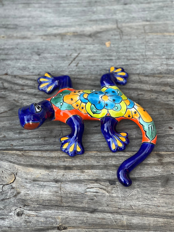 Talavera Wall Decor Gecko Salamander 8" TGS8004
