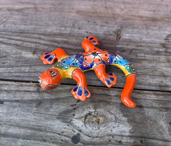 Talavera Wall Decor Gecko Salamander 8" TGS8012