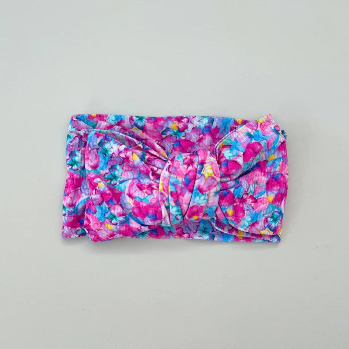 Topknot Bow- Lilac Butterfly