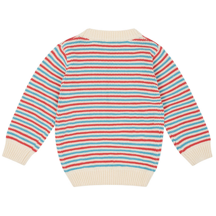 unisex marina stripe knit sweater