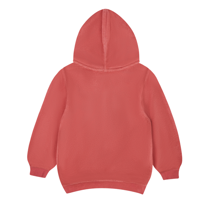 unisex sailor red french terry zip hoodie
