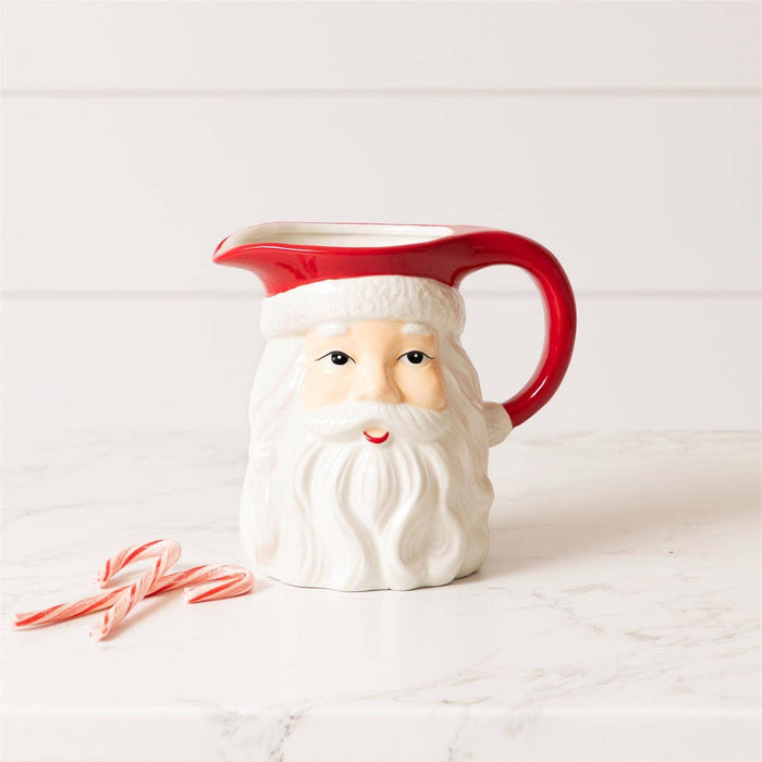Vintage Look Santa Pitcher