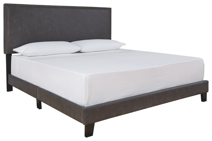 Vintasso B089-381 Grayish Brown Queen UPH HDBDFTBDRoll Slats