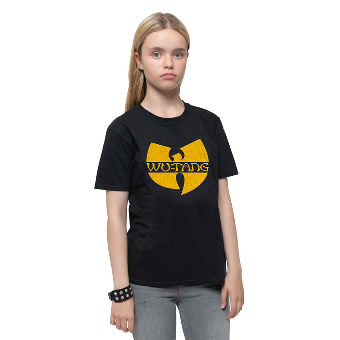 WU-TANG CLAN - LOGO - Kids T-Shirt Black