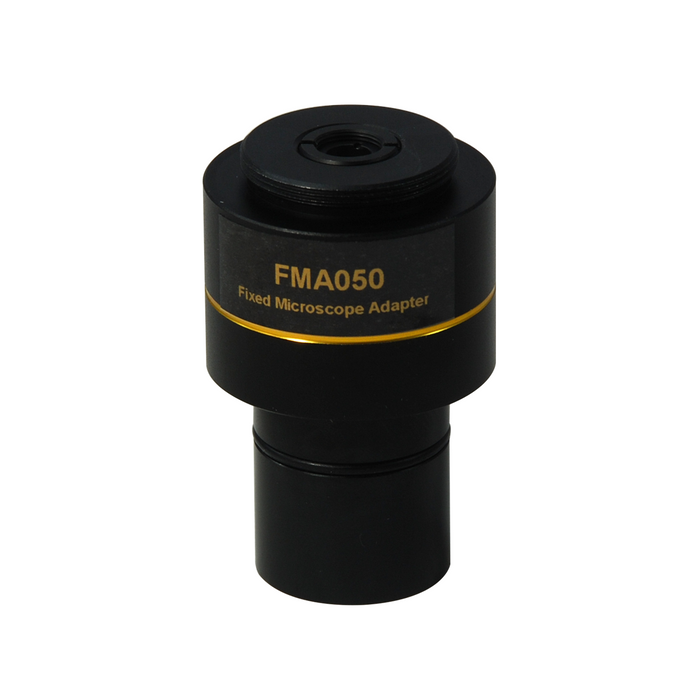 0.5X Microscope Camera Coupler C-Mount Adapter 23.2mm, SKU PZ04016131, three quarter front view
