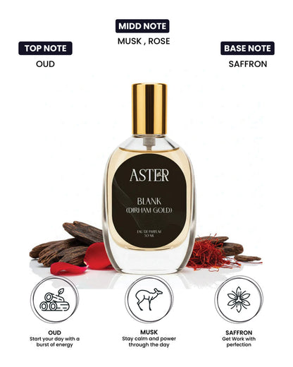 Dirham Gold 30ml organic unisex fragrance bottle